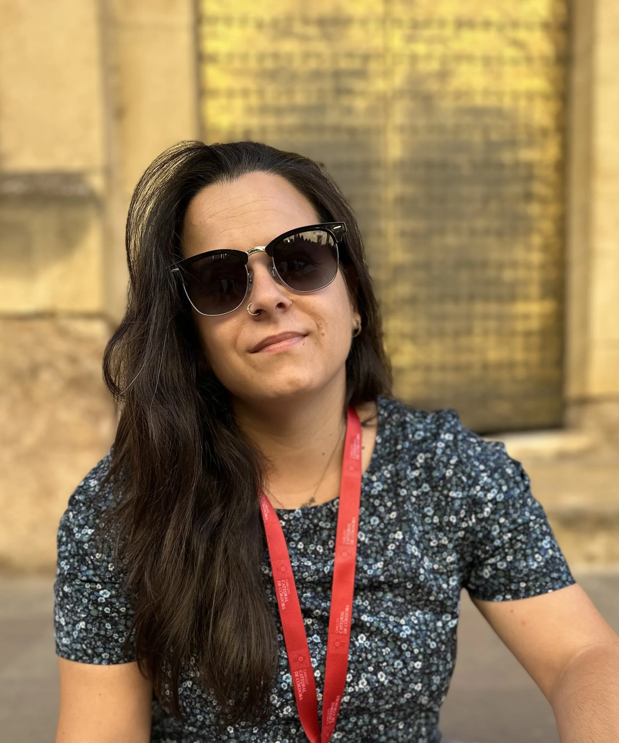 Adela Calzado, guía oficial de la Mezquita de Córdoba